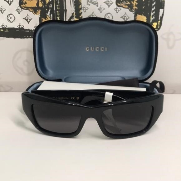 ✨ Luxury New Authentic Gucci GG1296S 001 Sunglasses ✨ - Picture 6 of 15